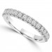 0.80 ct Ladies Round Cut Diamond Wedding Band Ring 
